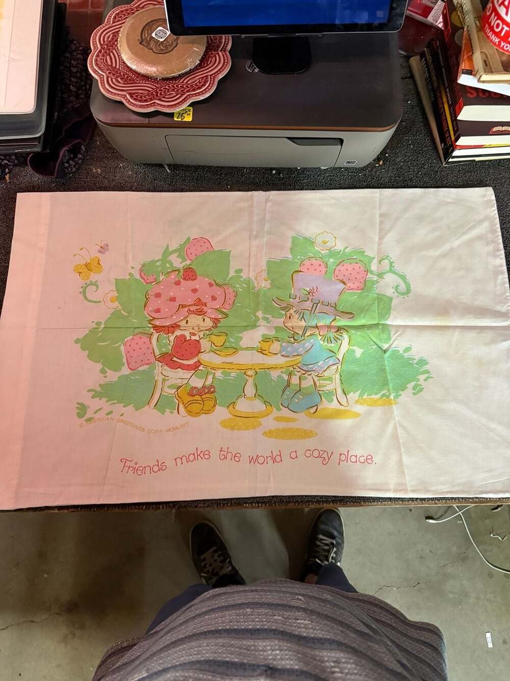 Vintage Strawberry Shortcake Pillow Case Set of 2 - Picture 7 of 7